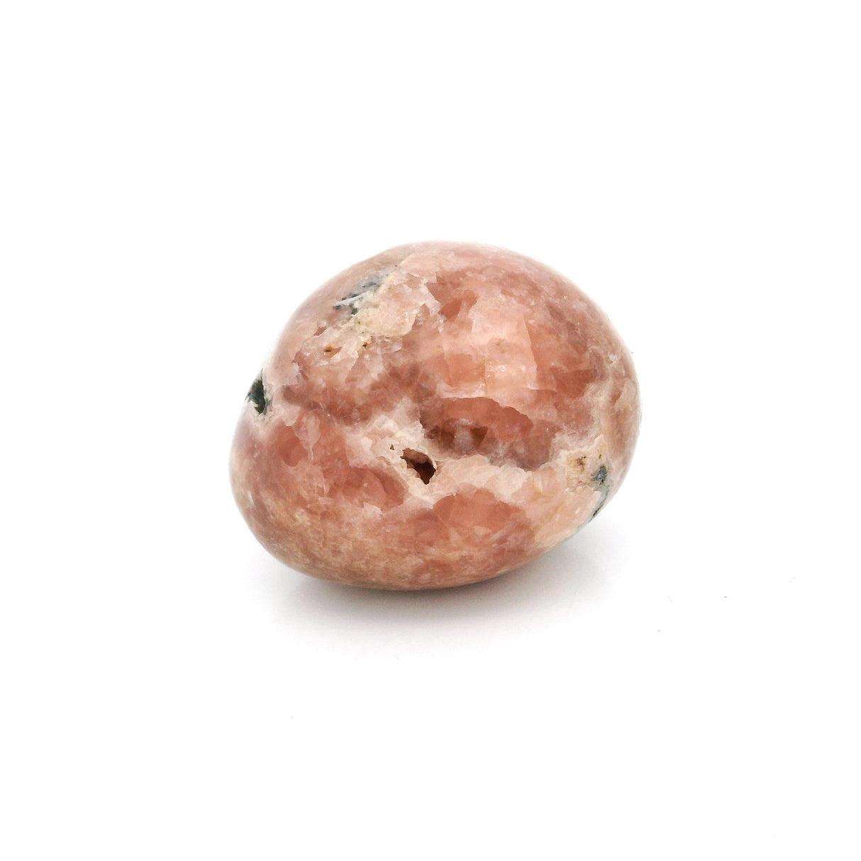 Orbes de rhodochrosite roulée de forme libre