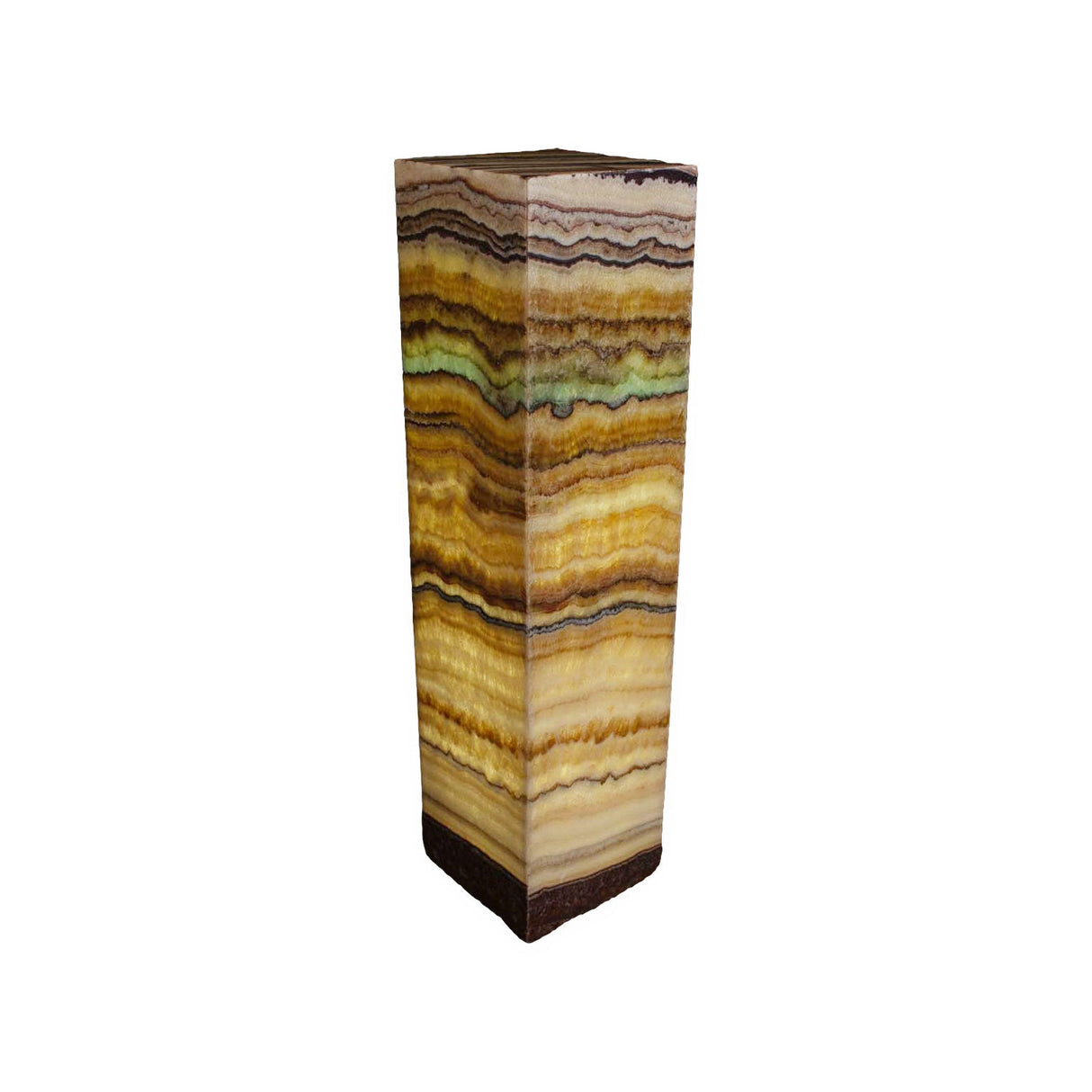 Luminaire piédestal carré Aqua Onyx
