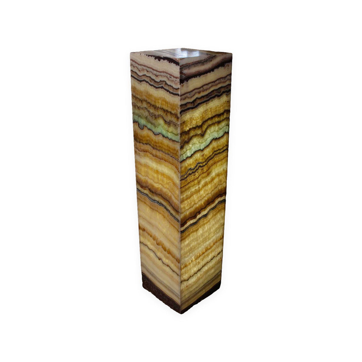 Luminaire piédestal carré Aqua Onyx