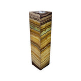 Luminaire piédestal carré Aqua Onyx