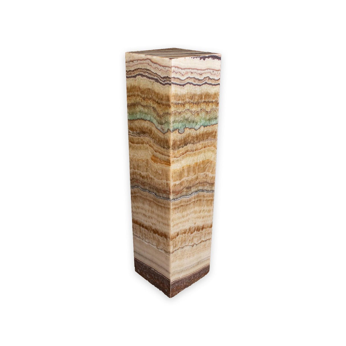 Luminaire piédestal carré Aqua Onyx