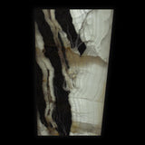 Cristalino Gray Arrowhead Onyx Pedestal Luminary 67"