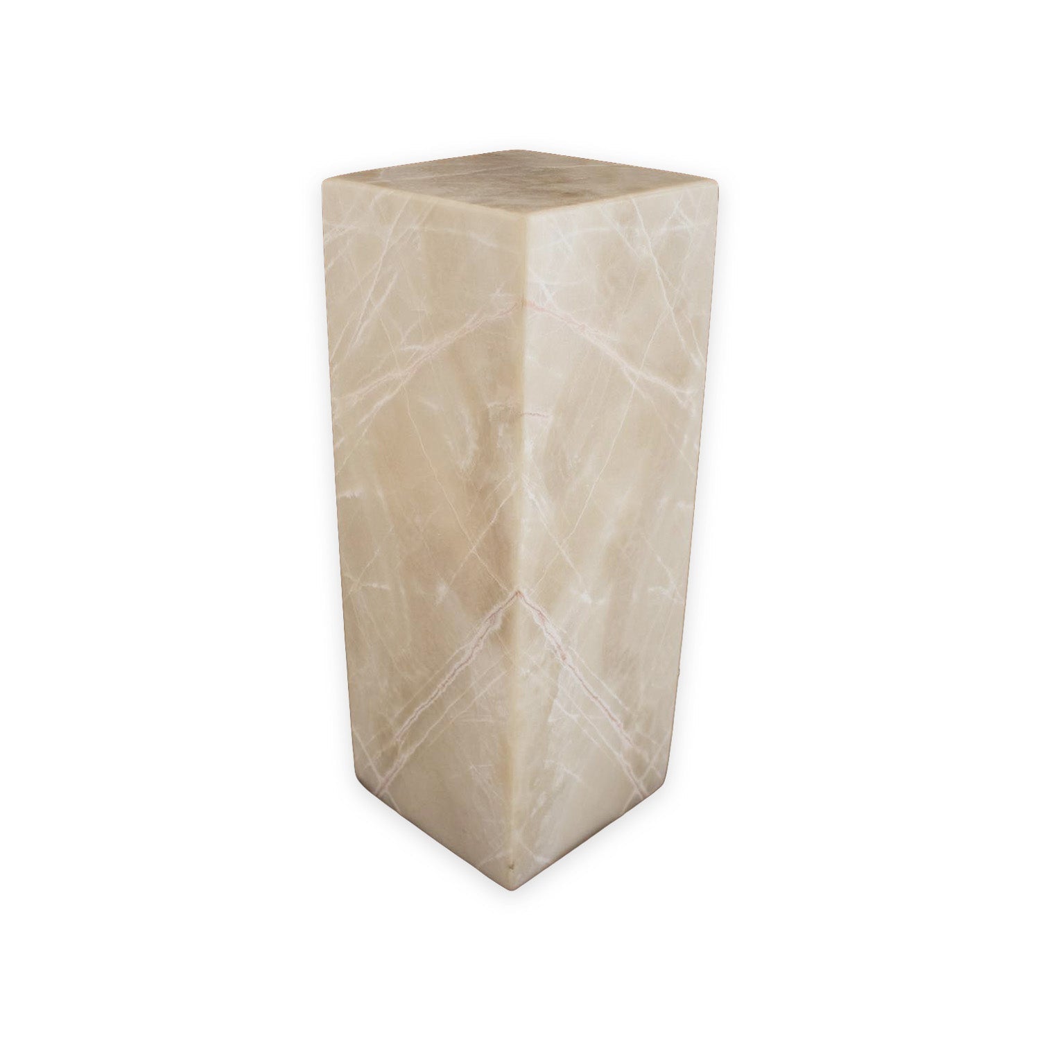 Piédestal Luminaire Onyx Caramel Fleur de Cerisier