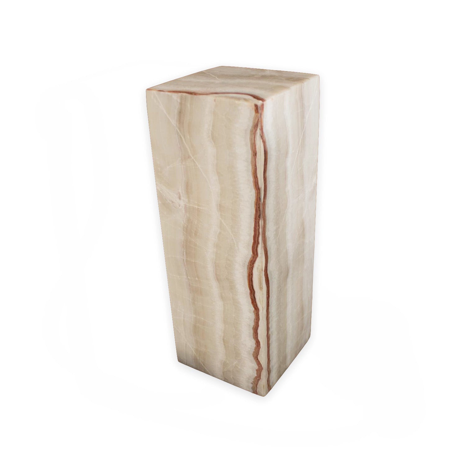 Luminaire piédestal Onyx doré