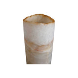 GREEN & WHITE Onyx Cylinder Luminary