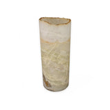 GREEN & WHITE Onyx Cylinder Luminary