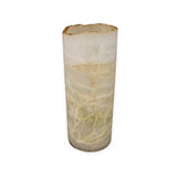 GREEN & WHITE Onyx Cylinder Luminary