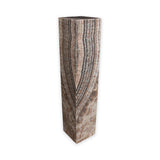 Black Zebra Onyx Floor Pedestal Luminary
