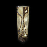 Luminaire piédestal carré Onyx du désert
