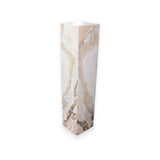 Luminaire piédestal carré Onyx du désert