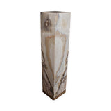 Luminaire piédestal carré Onyx du désert