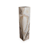 Luminaire piédestal carré Onyx du désert