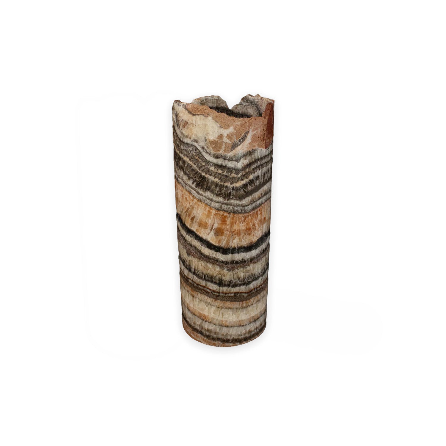 Luminaire cylindrique Onyx Zèbre