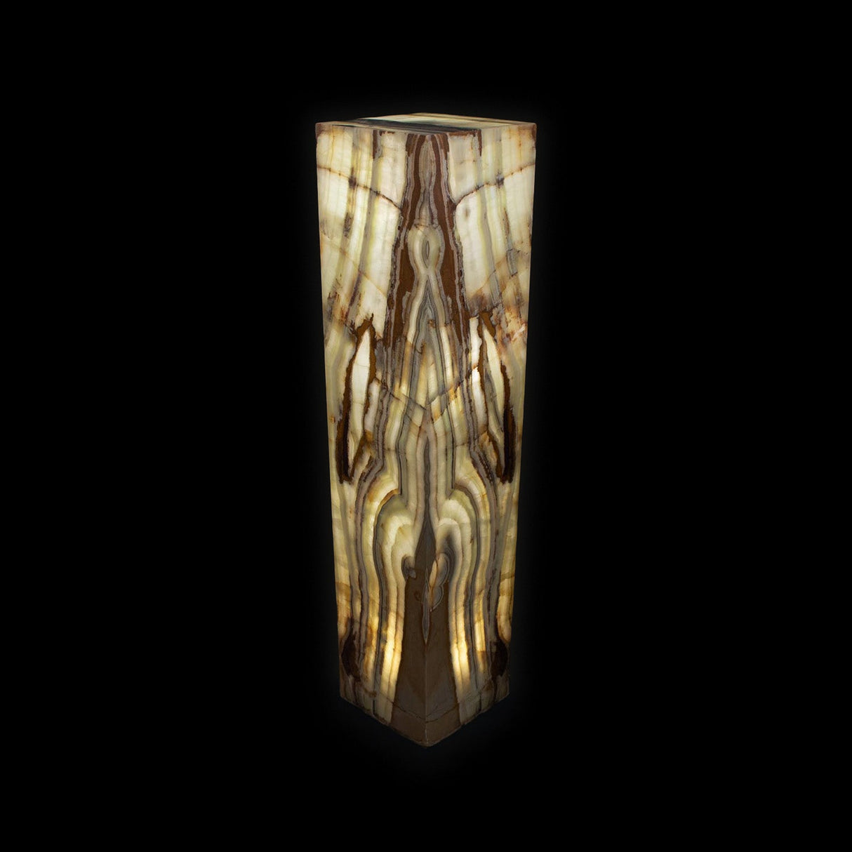 Socle lumineux Talan Onyx vert