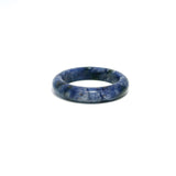 Sodalite Gemstone Ring - Solid Stone Carving