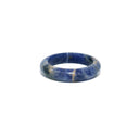 Sodalite Gemstone Ring - Solid Stone Carving