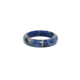 Sodalite Gemstone Ring - Solid Stone Carving