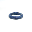 Sodalite Gemstone Ring - Solid Stone Carving