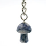 Sodalite Mushroom Keychain