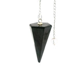Shungite Pendulum - Faceted Taper