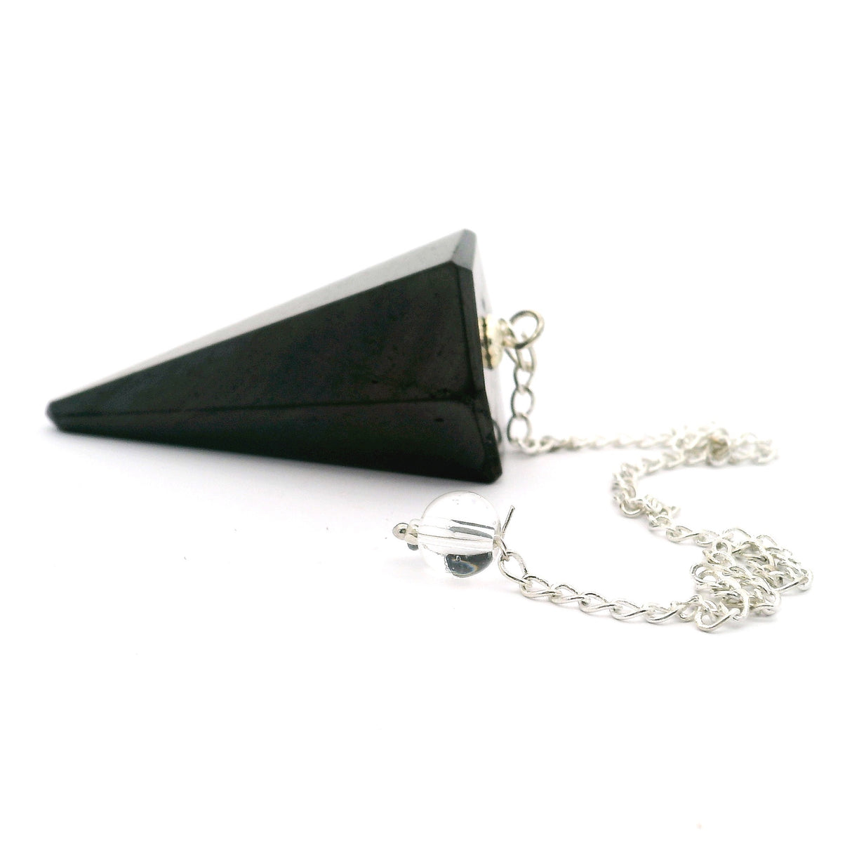 Shungite Pendulum - Faceted Taper