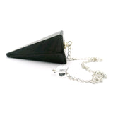 Shungite Pendulum - Faceted Taper