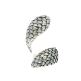 Sterling Silver Ring - Wrap Around Snake Texture