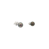 Boucles d'oreilles clous en perles de Tahiti - Percées