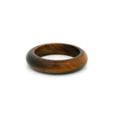 Tiger Eye Gemstone Ring - Solid Stone Carving