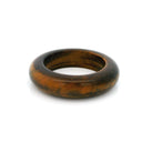 Tiger Eye Gemstone Ring - Solid Stone Carving