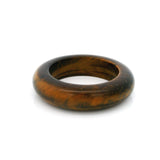 Tiger Eye Gemstone Ring - Solid Stone Carving