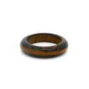 Tiger Eye Gemstone Ring - Solid Stone Carving