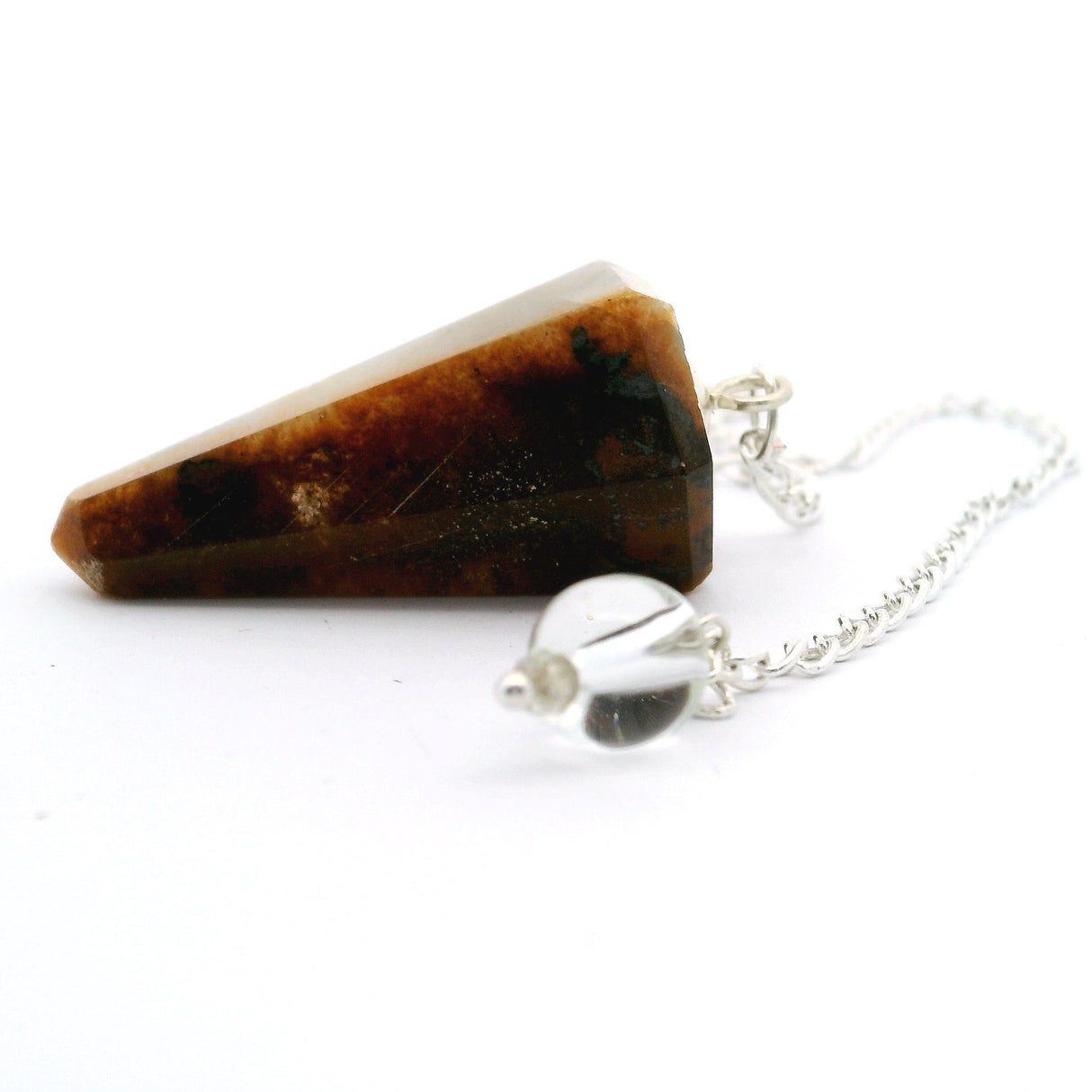 Tiger's Eye Pendulum - Faceted Taper