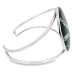 Chrysanthemum Stone Cuff, smaller than 2"