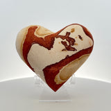 Wonderstone Heart on Lucite Stand - Dynamic Patterns