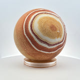Wonderstone Sphere 3.75" on Lucite Stand - Bulls Eye