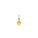 Brilliant Yellow Sapphire Teardrop - Prong Set