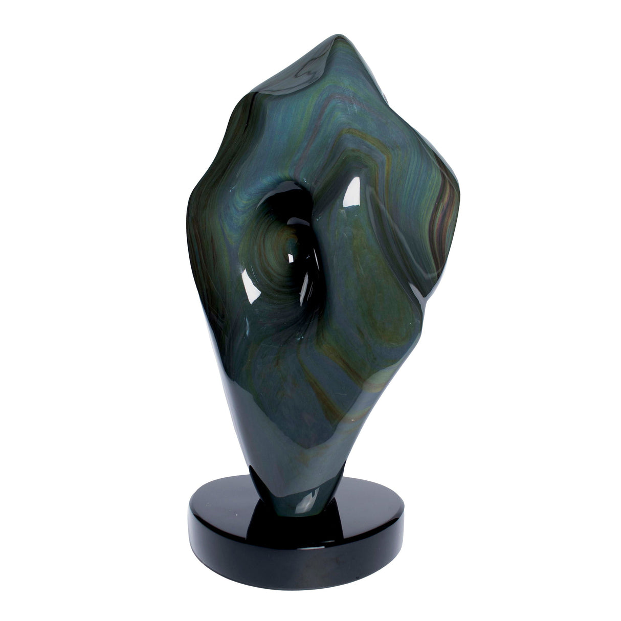Rainbow Sheen Obsidian Freeform Sculpture