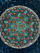 Kaleidoscope with Manzanita Branch End Table Artpiece