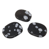 Snowflake Obsidian Flat Stone (Singles)