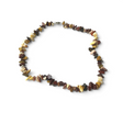 Rare Earth Gallery mookaite chip necklace featuring multi-colored natural stone fragments in earthy tones.