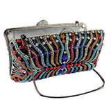 Multicolor Wave Jewel Purse