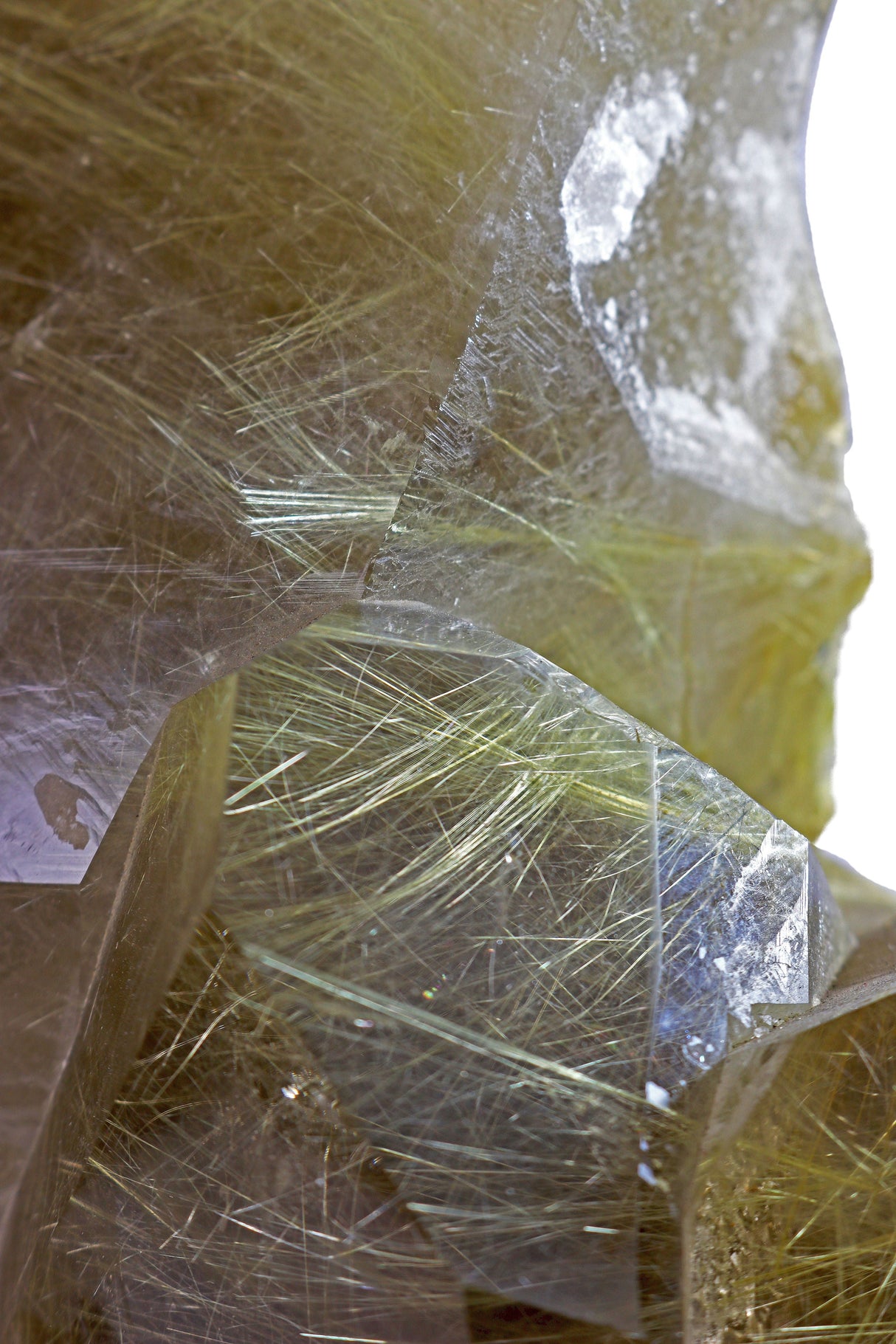 Rutile Quartz Cluster on Custom Rotating Artisan Stand