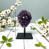 Amethyst Druze Polished Freeform Minis on Pin Stand - Small
