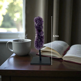 Amethyst Druze Polished Freeform Mini on Pin Stand - Large