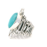 Amazonite Vine Roots Designer - Oval Cabochon