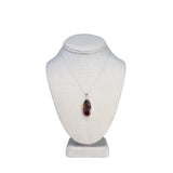 Auralite 23 Pendant - Simple Bezel Set Freeform with Strong Cacoxanite Inclusions