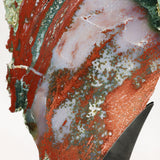 A++ Quality Ocean Jasper Slice on Custom Stand from Madagascar
