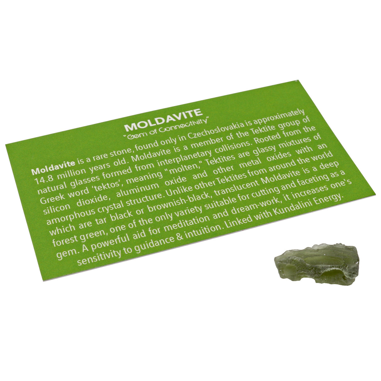 Moldavite Tektite Nugget Small (Singles)