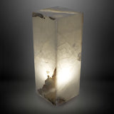 Pearlescent Onyx Pedestal Luminary